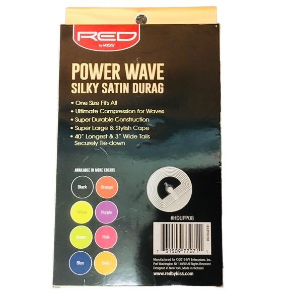 Red by Kiss Silky Durag - Picture 3 of 4